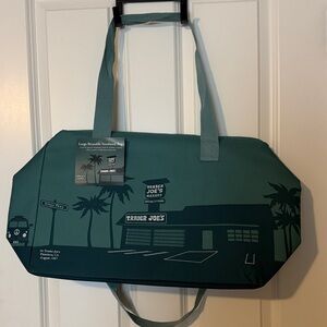 Trader Joe’s Teal Large Reusable Insulated Tote Bag